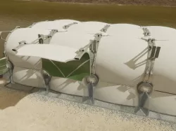 Modular composite warehouse 3D model