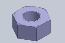 Nut Hexagon Head (Parametric)