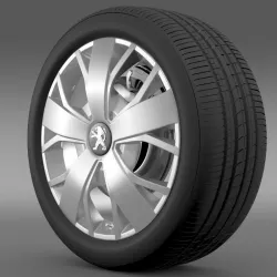 Peugeot Boxer wheel 3D model