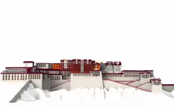 Potala Palace Lahsa 3D model