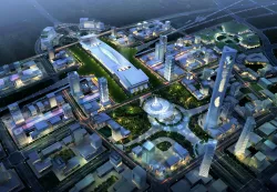 Railway terminal 3D model