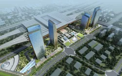 Railway terminal 3D model