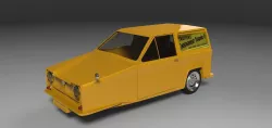 Reliant Regal Low-poly  3D model