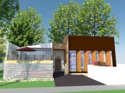 Residential Project - Wood facade house