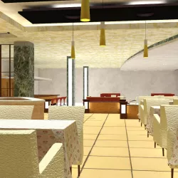Restaurant de Poissons Puante 3D model