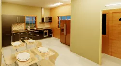 Revit interior kitchen.