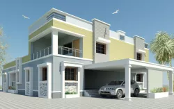 revit villa model
