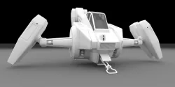 Sandstorm Attack Fighter 3D model