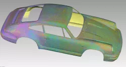 scan porsche 911 1/24 (carrosserie)