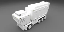 Sci-fi Military Truck 001 3D model