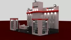 SG Exhibition Stand 3D model