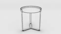 Small Glass Table 3D model