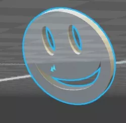 Smiley coin