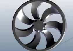Solid Car rim 3D model