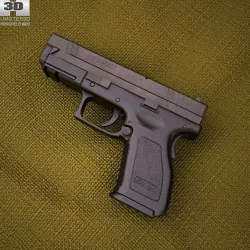 Springfield Armory XD 4 inch compact 3D model