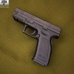 Springfield Armory XD HS2000 4 inch 3D model