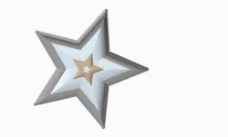 star badge unrendered and rendered