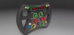 steering wheel formula 1 3D model