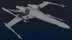 T-65 X-Wing Fighter 3D model