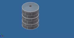 TANQUE ALMACENAMIENTO 6 m  DIA   X 6  ALT