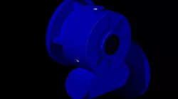 The worm gearbox casing