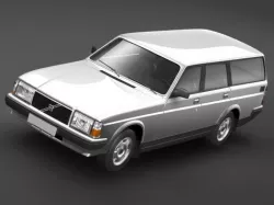 volvo 240 3D model