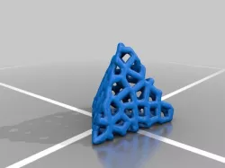Voronoi-tesselated Tetrahedron