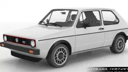 VW Golf Mk1 GTI 3D model