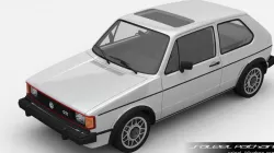 VW Rabbit GTI Mk1 3D model
