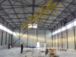 Warehouse Crane with beam and telpher 3D model