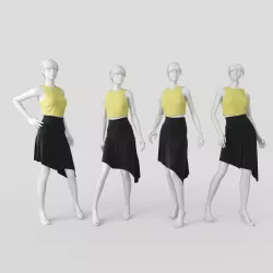 Woman Mannequin 3D model