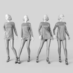Woman Mannequin 3D model