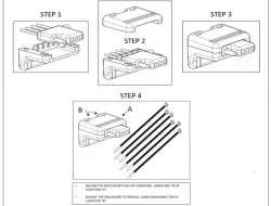 4 Pole Connector Mount  3D Printed 3D model