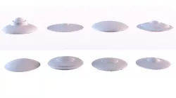 8 UFO OVNI Collection 3D model