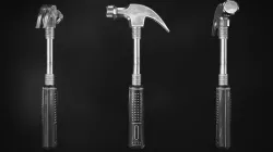 a Hammer - Game-ready  Low-poly 3D model