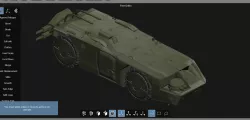 Aliens APC Carrier 3D model