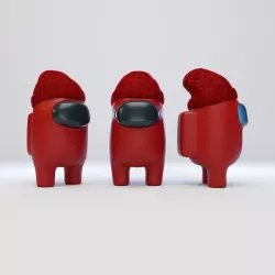 Among Us Beanie Character 3D model