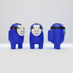 Among Us Hockey Mask Character  3D model