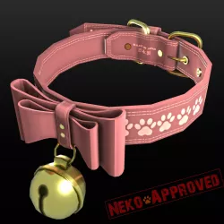 Anime Cat Collar Low-poly 3D model