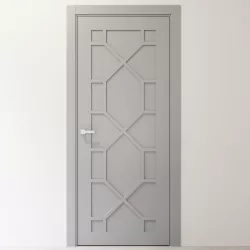 Art Deco interior door 3D model
