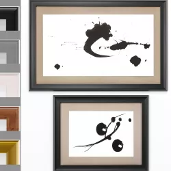Art Frams 88- 2 Art Frames Collection Kanji 3D model