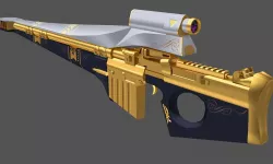 Barrett Incepttion Handpainted Lowpoly Low-poly 3D model