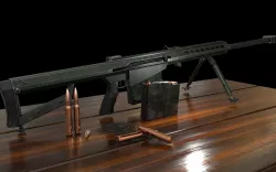 Barrett M82A1 Low-poly 3D model