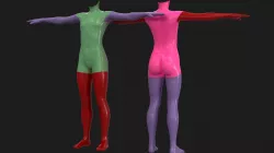 Base Body - Female 01 3D model