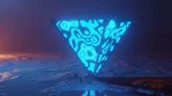 Beautiful Environment for Sci-Fi Eevee Animation Low-poly 3D model