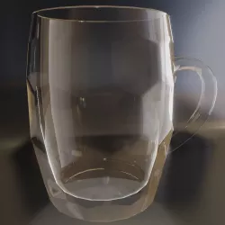 Beer glass 3D model