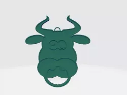 BULL FUNNY 3D model
