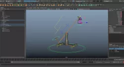 Camera Crane Rig Low-poly 3D model