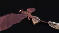 Cartoon 3D Dragon based in Toothless 3D model