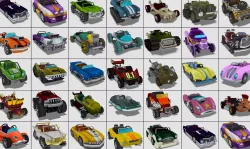 Cartoon - Cars Low-poly 3D model